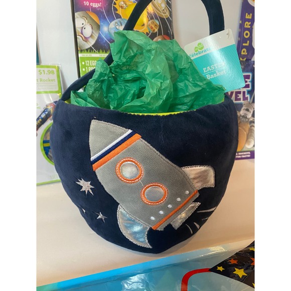 Miles from Tomorrowland Easter Basket Rocket, Solar System, Astronaut Gift Set - Picture 2 of 10